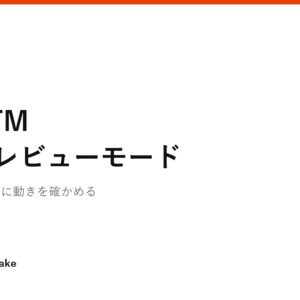 公開前に動きを確かめる